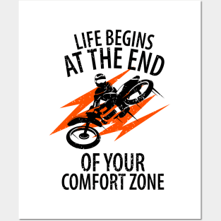 Motocross Biker Freestyle Stunt Posters and Art